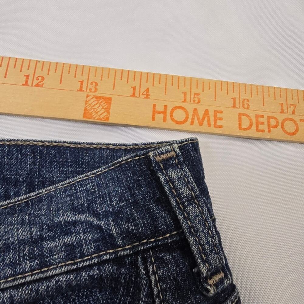 St. John Bay Straight Leg Pants Women Cotton Blend Casual Classic Blue 14P - Picture 9 of 13